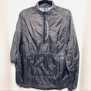 Without Walls geometric windbreaker